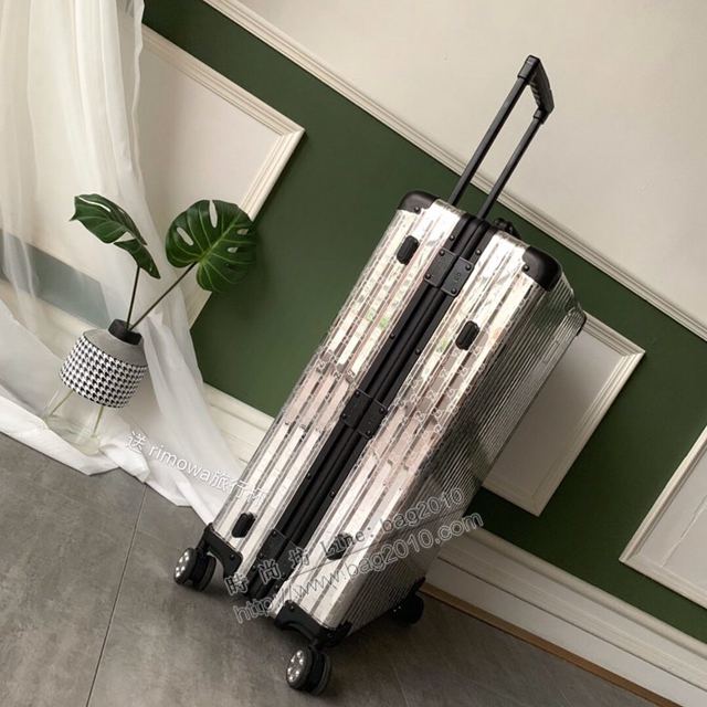 Gucci拉杆箱 66655 鏡面系列 古奇拉箱 全鋁鎂合金行李箱 四輪旅行箱xzx1106